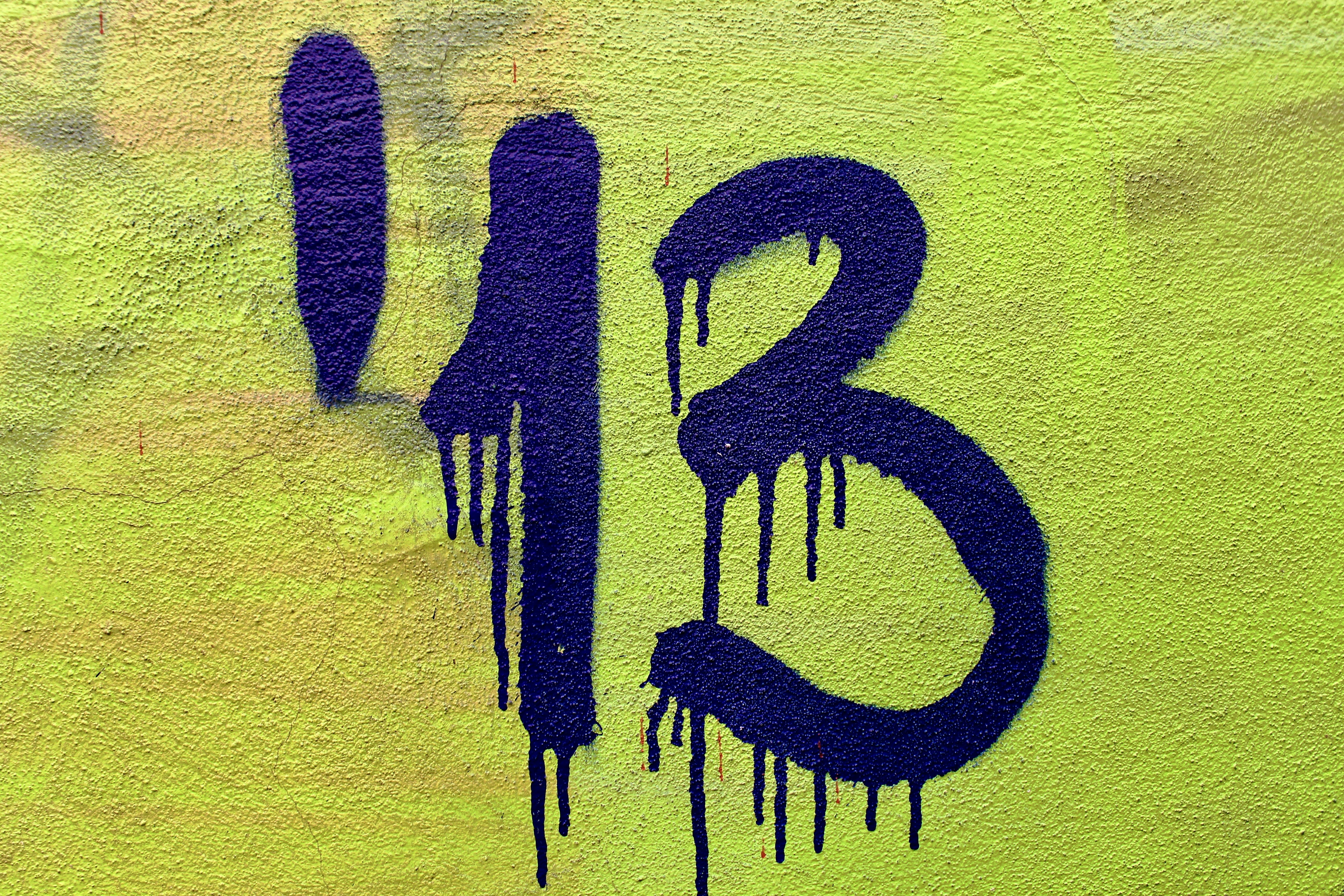 black and yellow human hand illustration